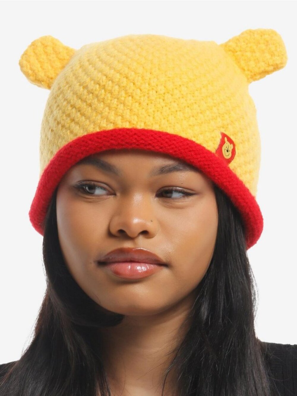 Winnie the Pooh Beanie Hat w/ Ears Disney Winnie The Pooh 3D Ear Knit Beanie NWT
